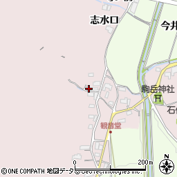 愛知県犬山市今井観音堂110周辺の地図