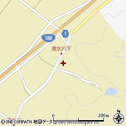 鳥取県西伯郡南部町清水川367周辺の地図