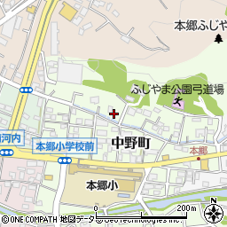 神奈川県横浜市栄区中野町34周辺の地図