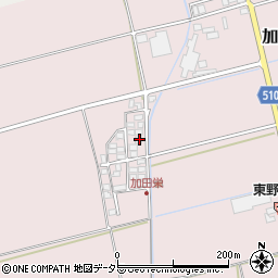 滋賀県長浜市加田町1194-12周辺の地図