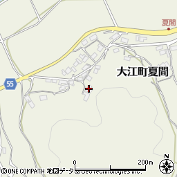 京都府福知山市大江町夏間283周辺の地図