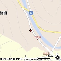 兵庫県養父市小路頃122周辺の地図