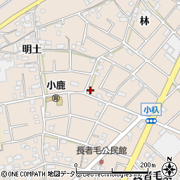 愛知県江南市小杁町林376周辺の地図