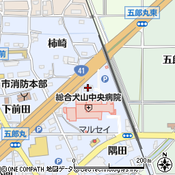 愛知県犬山市五郎丸柿崎17周辺の地図