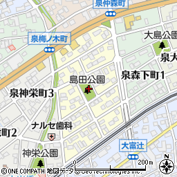 島田公園周辺の地図