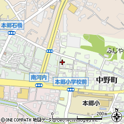 神奈川県横浜市栄区中野町11周辺の地図