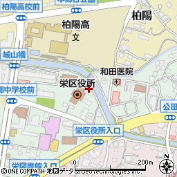 桂町プロムナード公衆トイレ周辺の地図