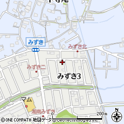 神奈川県茅ヶ崎市みずき3丁目12-12周辺の地図