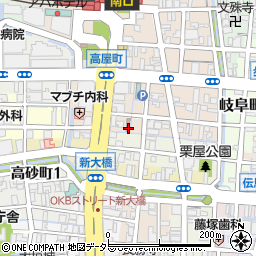 大垣駅前郵便局周辺の地図