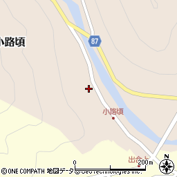 兵庫県養父市小路頃120周辺の地図