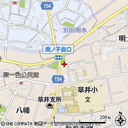 愛知県江南市小杁町明土4周辺の地図