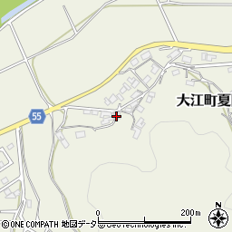 京都府福知山市大江町夏間256周辺の地図