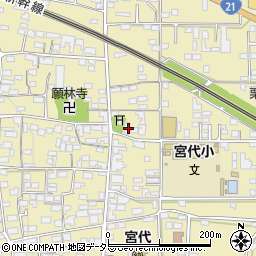 井川理容店周辺の地図