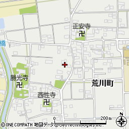 岐阜県大垣市荒川町208周辺の地図