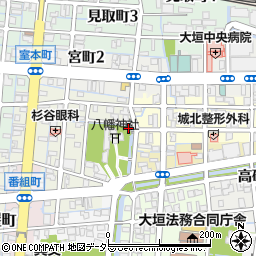 広瀬神社周辺の地図