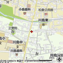 川島郵便局周辺の地図
