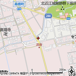 滋賀県長浜市下坂中町202-2周辺の地図