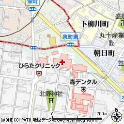 松波総合病院介護老人保健施設周辺の地図