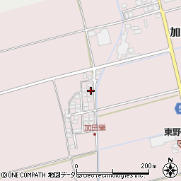 滋賀県長浜市加田町1194-10周辺の地図