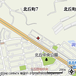 岐阜県多治見市北丘町周辺の地図