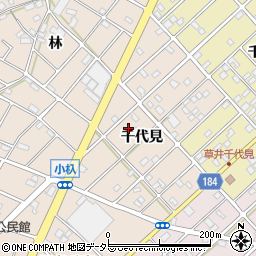 愛知県江南市小杁町千代見92周辺の地図