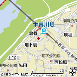 愛知県一宮市北方町北方畑下郷76-21周辺の地図