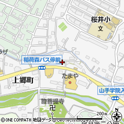 神奈川県横浜市栄区上郷町166周辺の地図