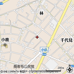 愛知県江南市小杁町林404周辺の地図
