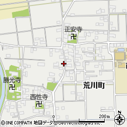 岐阜県大垣市荒川町199-2周辺の地図