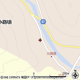 兵庫県養父市小路頃119周辺の地図
