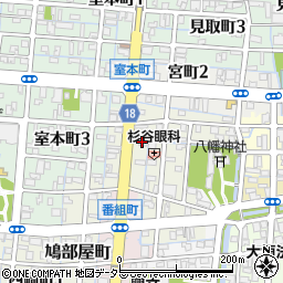 岐阜県大垣市室町2丁目39周辺の地図
