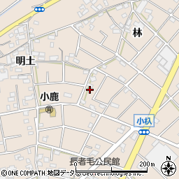 愛知県江南市小杁町林373周辺の地図
