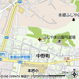 神奈川県横浜市栄区中野町38周辺の地図