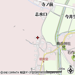 愛知県犬山市今井観音堂108周辺の地図