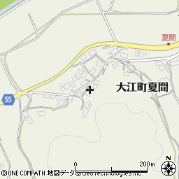 京都府福知山市大江町夏間287周辺の地図