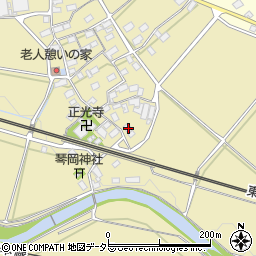 滋賀県米原市村木1104周辺の地図