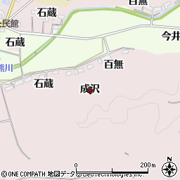 愛知県犬山市今井成沢周辺の地図