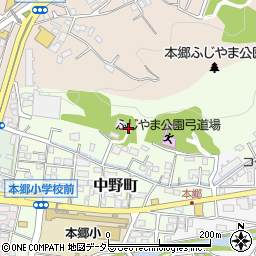神奈川県横浜市栄区中野町40周辺の地図