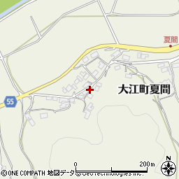 京都府福知山市大江町夏間292周辺の地図
