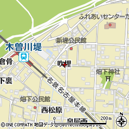 愛知県一宮市北方町北方吹埋周辺の地図