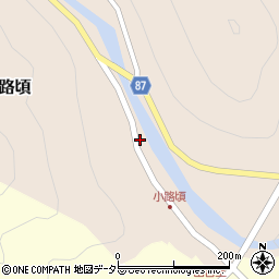 兵庫県養父市小路頃105周辺の地図