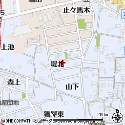 愛知県犬山市五郎丸（堤北）周辺の地図
