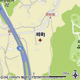 神奈川県横浜市磯子区峰町455周辺の地図