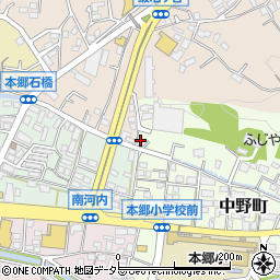 神奈川県横浜市栄区中野町53周辺の地図