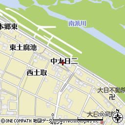 愛知県一宮市北方町北方中大日二27周辺の地図