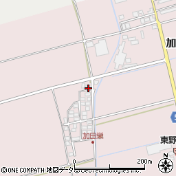 滋賀県長浜市加田町1194-17周辺の地図