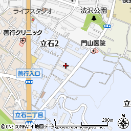 クリオ藤沢善行弐番館周辺の地図