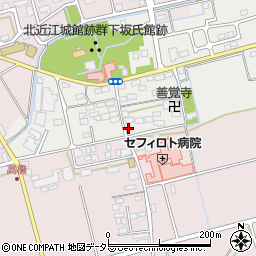 滋賀県長浜市下坂中町165-3周辺の地図