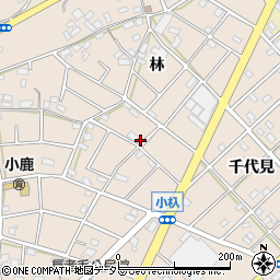 愛知県江南市小杁町林364周辺の地図