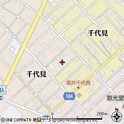 愛知県江南市小杁町千代見73周辺の地図